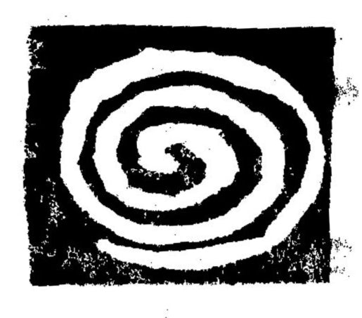 Sticker - Mini black Spiral